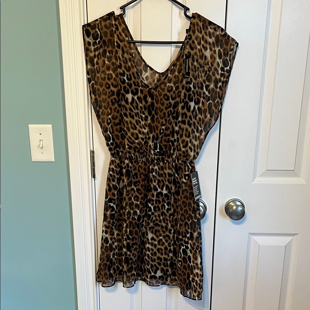 Express Animal Print Dress